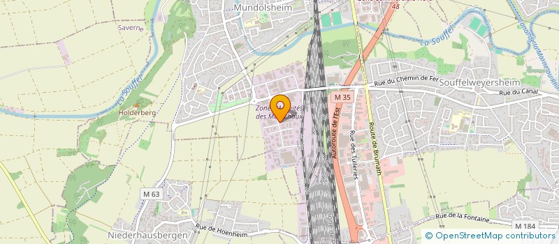 localisation de l'entreprise SCI CD IMMO MUNDO  MUNDOLSHEIM