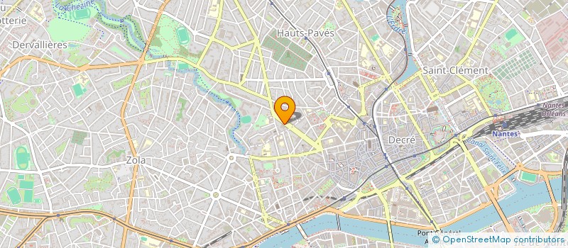 localisation de l'entreprise SCI CD INVEST  NANTES