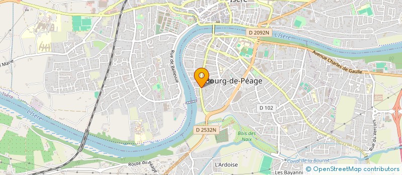 localisation de l'entreprise SCI CD SAINT UZE  BOURG-DE-PEAGE