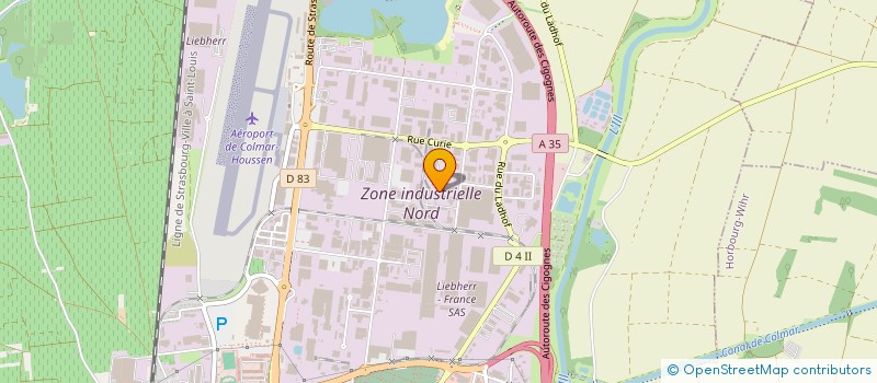 localisation de l'entreprise SCI CD SPORT  WIDENSOLEN