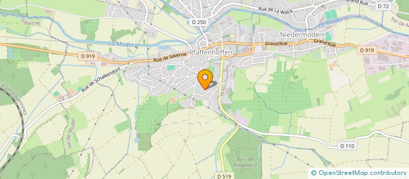 localisation de l'entreprise SCI CD2  VAL-DE-MODER