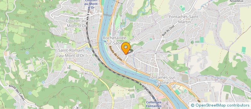 localisation de l'entreprise SCI CD2E  FONTAINES-SAINT-MARTIN