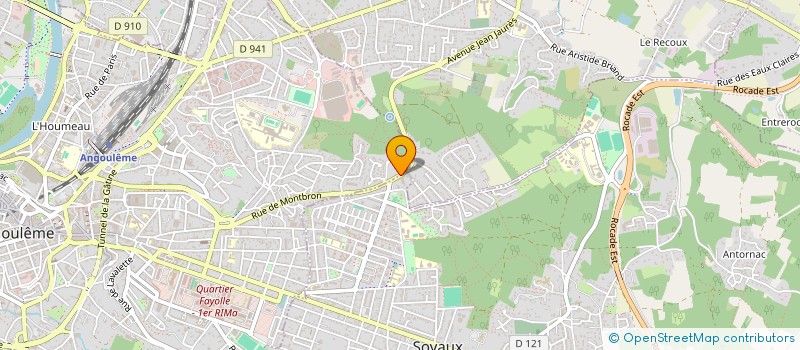 localisation de l'entreprise SCI CD2J à ANGOULEME