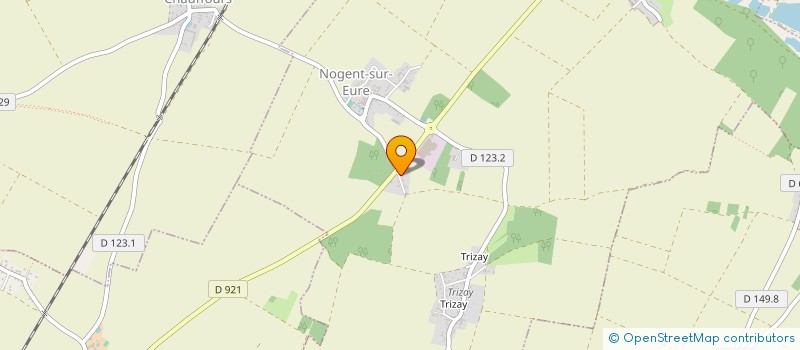 localisation de l'entreprise SCI CDA IMMOBILIERE à NOGENT-SUR-EURE