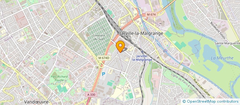 localisation de l'entreprise SCI CDAG IMMO  JARVILLE-LA-MALGRANGE