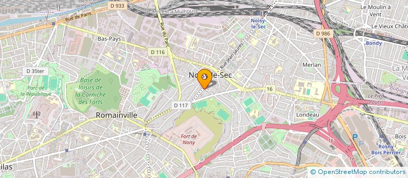 localisation de l'entreprise SCI CDASN à NOISY-LE-SEC
