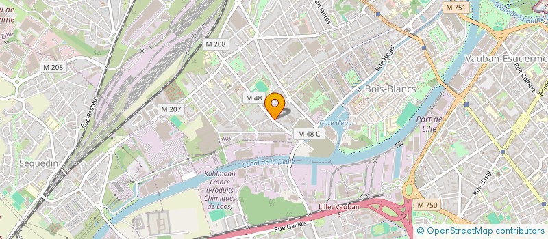 localisation de l'entreprise SCI CDB à LILLE