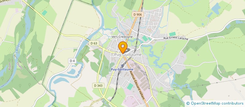 localisation de l'entreprise SCI CDB  PUY-GUILLAUME