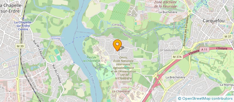 localisation de l'entreprise SCI CDB LA HALUCHERE  NANTES