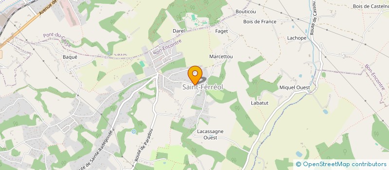 localisation de l'entreprise SCI CDBEN  BON-ENCONTRE