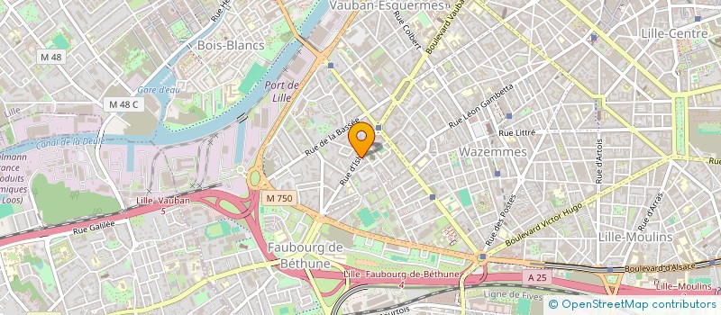 localisation de l'entreprise SCI CDBPH IMMO CONDORCET  LILLE