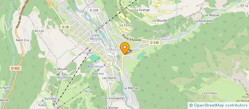 localisation de l'entreprise SCI CDBV à MORZINE