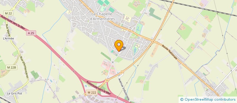 localisation de l'entreprise SCI CDC  LA CHAPELLE-D'ARMENTIERES