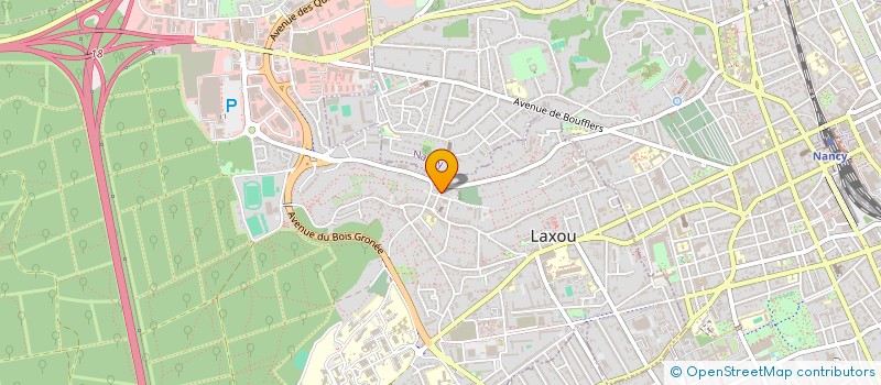 localisation de l'entreprise SCI CDC  LAXOU