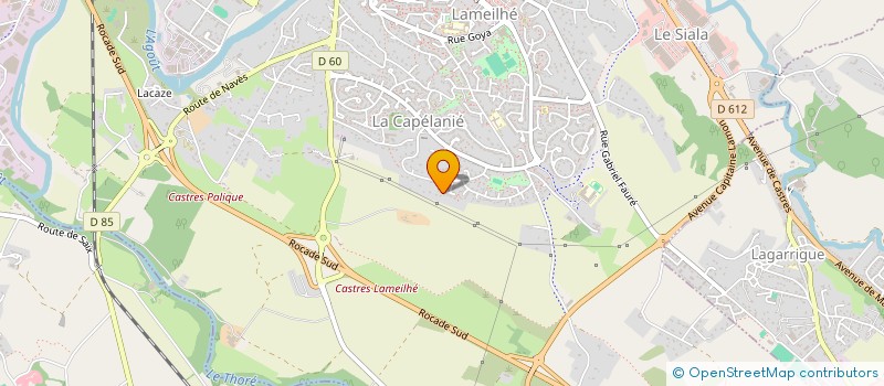 localisation de l'entreprise SCI CDC 81  CASTRES