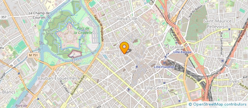 localisation de l'entreprise SCI CDC à LILLE