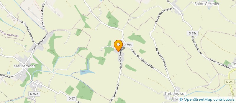 localisation de l'entreprise SCI CDC  TREBONS-SUR-LA-GRASSE