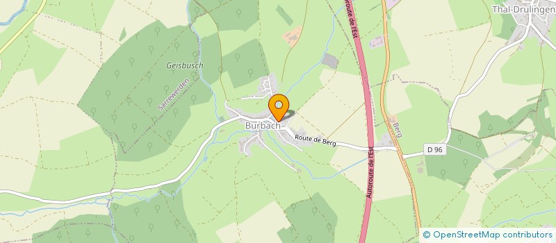 localisation de l'entreprise SCI CDCF  BURBACH