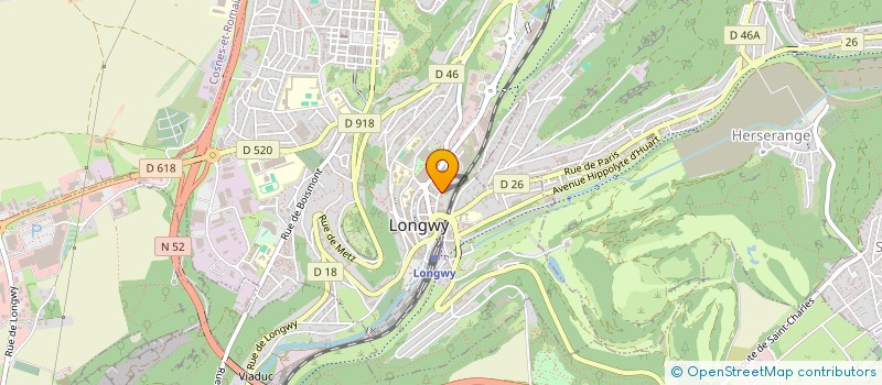 localisation de l'entreprise SCI CDDM à LONGWY