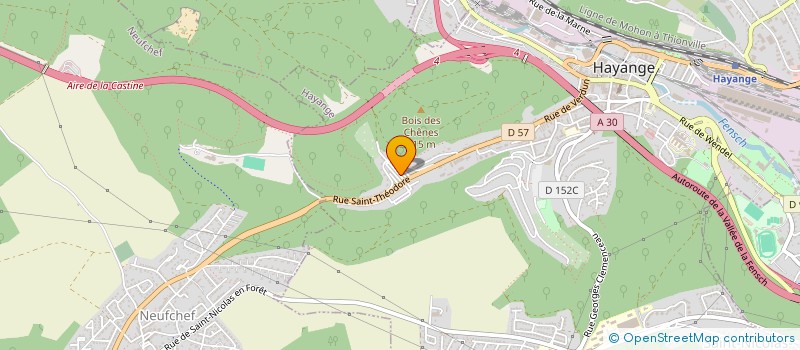 localisation de l'entreprise SCI CDE  HAYANGE