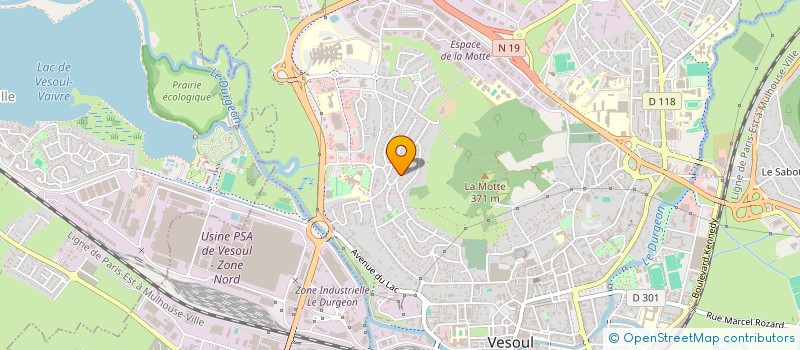localisation de l'entreprise SCI CDEC à VESOUL