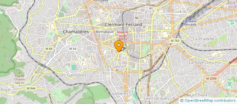 localisation de l'entreprise SCI CDEFG  CLERMONT-FERRAND