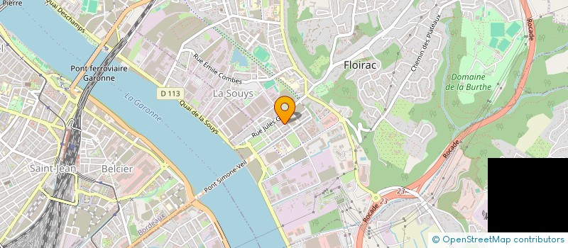 localisation de l'entreprise SCI CDEG  FLOIRAC