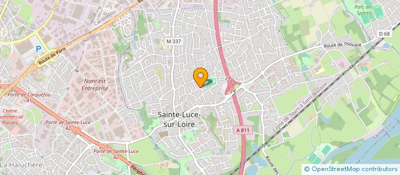 localisation de l'entreprise SCI CDES  SAINTE-LUCE-SUR-LOIRE