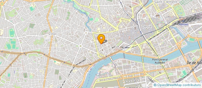 localisation de l'entreprise SCI CDF à NANTES