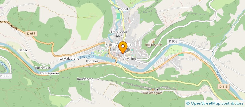 localisation de l'entreprise SCI CDF  SAINT-ANTONIN-NOBLE-VAL