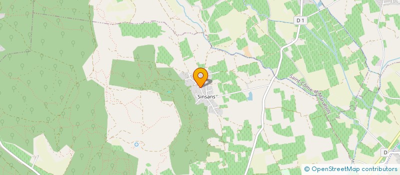 localisation de l'entreprise SCI CDF  CALVISSON