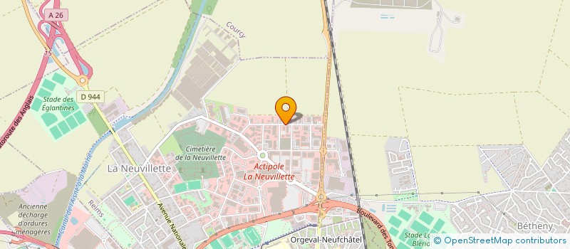 localisation de l'entreprise SCI CDFD  REIMS