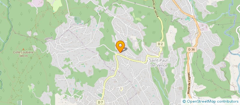 localisation de l'entreprise SCI CDG 1000 à SAINT-PAUL-DE-VENCE