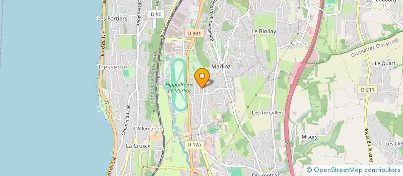 localisation de l'entreprise SCI CDG  TRESSERVE