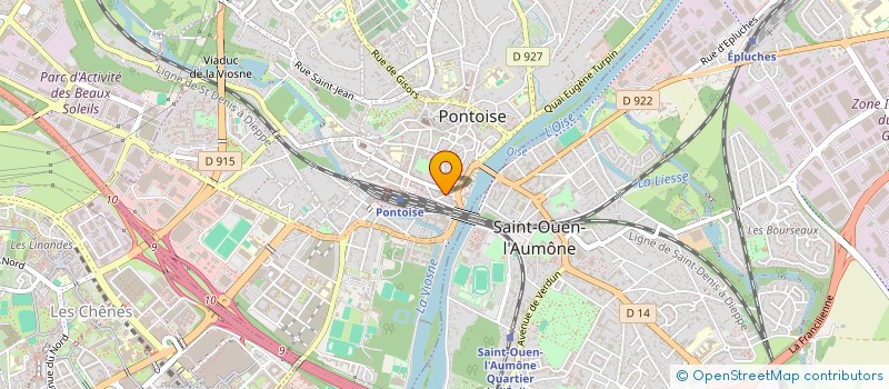 localisation de l'entreprise SCI CDG  PONTOISE