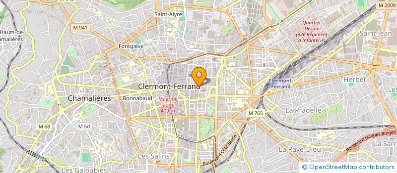 localisation de l'entreprise SCI CDG TUQUES  CLERMONT-FERRAND