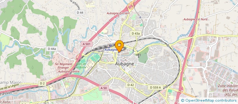 localisation de l'entreprise SCI CDH à AUBAGNE