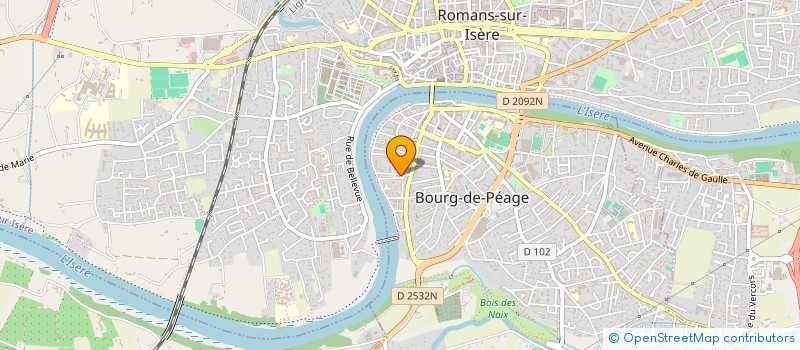 localisation de l'entreprise SCI CDH  BOURG-DE-PEAGE