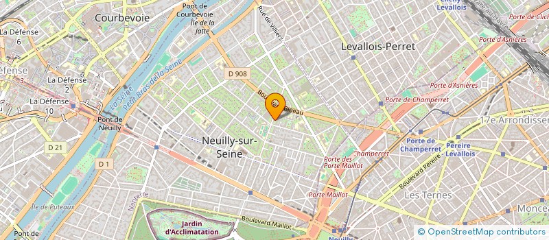 localisation de l'entreprise SCI CDHB à NEUILLY-SUR-SEINE
