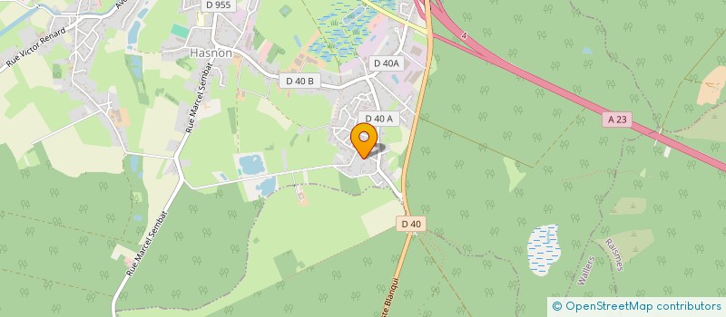 localisation de l'entreprise SCI CDHI  HASNON