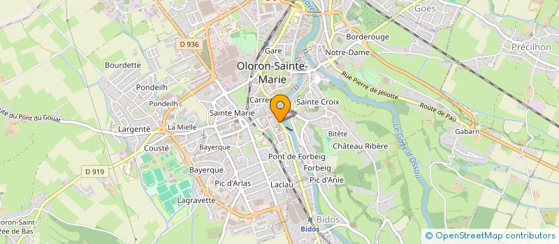 localisation de l'entreprise SCI CDI  OLORON-SAINTE-MARIE