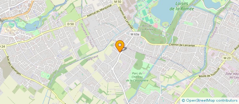 localisation de l'entreprise SCI CDIK  CUGNAUX