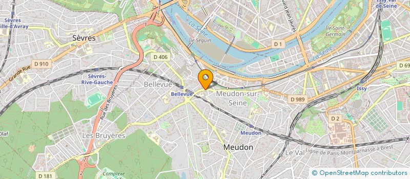 localisation de l'entreprise SCI CDJK à MEUDON