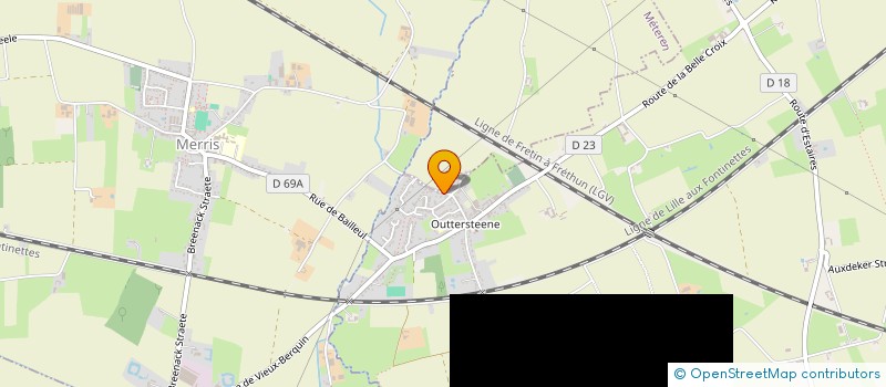 localisation de l'entreprise SCI CDJR à BAILLEUL