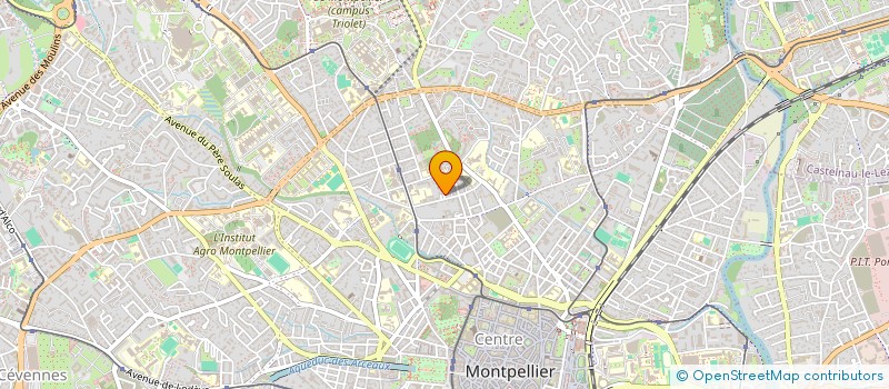 localisation de l'entreprise SCI CDK à MONTPELLIER