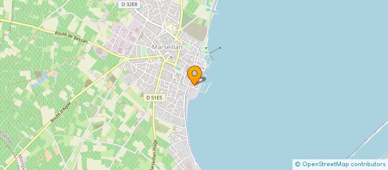 localisation de l'entreprise SCI CDKERBRAT à MARSEILLAN