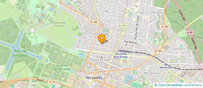 localisation de l'entreprise SCI CDL -208 à VERSAILLES