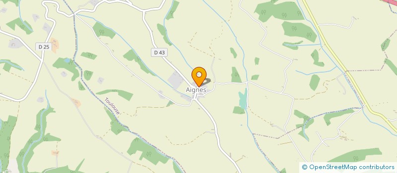 localisation de l'entreprise SCI CDL FAMILY  AIGNES