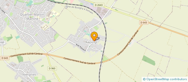 localisation de l'entreprise SCI CDLCHAUFF  AWOINGT