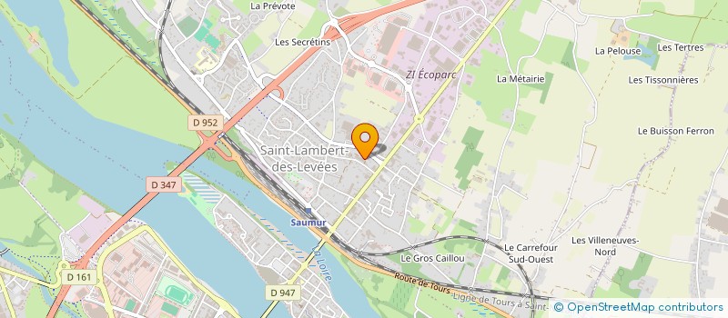 localisation de l'entreprise SCI CDM  SAUMUR